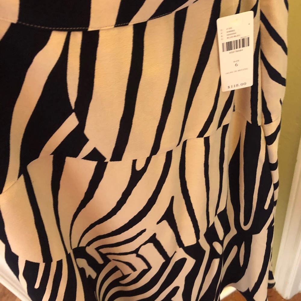 🎉 NWT!!  Blue/Tan Anthropologie Skirt 🎉